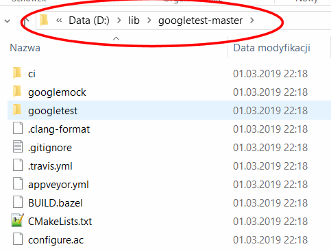 googletest windows local directory googletest windows local directory