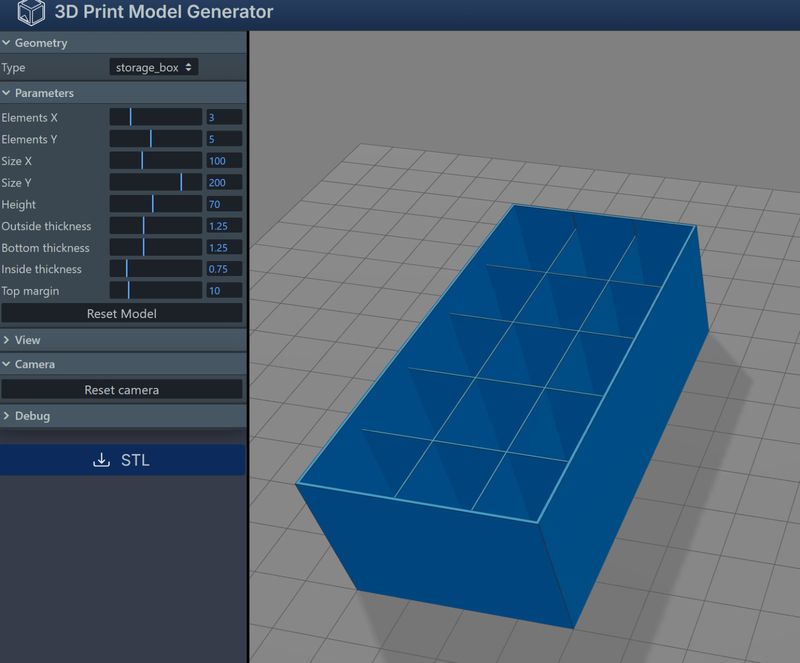 Parametryczny generator modeli 3D