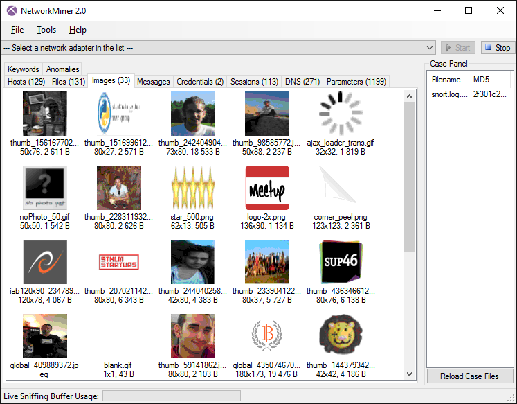NetworkMiner NetworkMiner